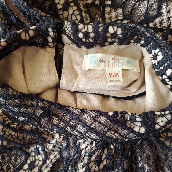 Love Fire Black Lace Jumpsuit - Picture 5 of 12